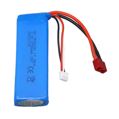 7.4V 2700mAh Battery Li Po Overcharge Short Circuit Protection Light Weight RC Battery For RadioMaster TX16S TX18S