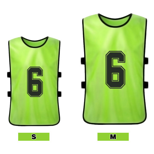 12 PCS Adults Soccer Pinnies 2 Colors Quick Drying Football Team Jerseys Youth Sports Scrimmage Soccer Team Training Numbered Bibs Practice Sports Vest