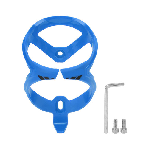 Bicycle Bottle Holder Cage Polycarbonate Seatpost Water Bottle Holder Adapter for Outdoor Long RidingDark Blue