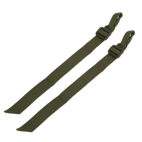 2PCS Nylon Multifunction BB Hanging Buckle Military Tactics Cable Tie Single Point Backpack Strap for Outdoor Leisure Shooting SuppliesTactics Cable Tie Military Green