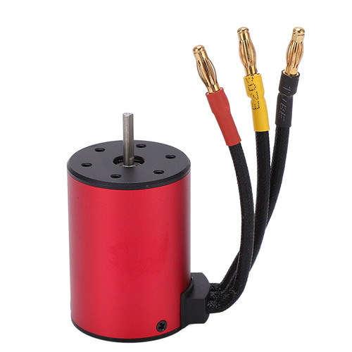 S3650 5200KV Brushless Waterproof Motor 4 Pole 12 Slot RC Car Motor Accessory for 1/10 Remote Control Car