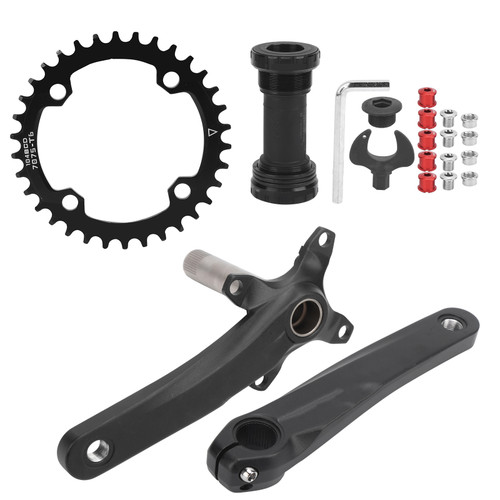 ZTTO 170mm Bicycle Crankset Mountain Bike Crank Bottom Bracket 34T Chainring Crank Arm Set