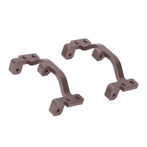 2Pcs Aluminum Alloy Pull Rod Base Metal Pull Rod Base Seat for WPL C24 C14 C14K C24K 1/16 RC CarTitanium