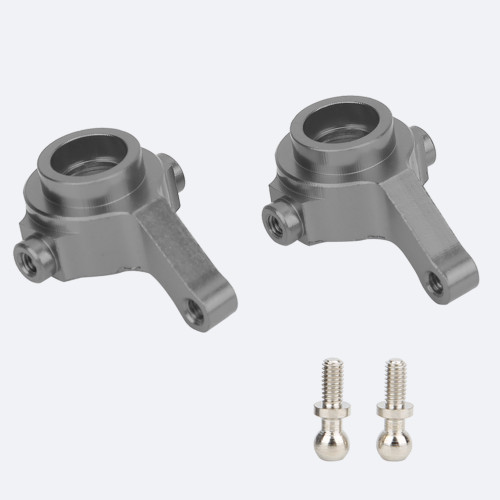 Aluminum Alloy Left/Right Steering Cup Replacement Parts Fit for WL A959 A979 A969 1/18 RC CarTitanium