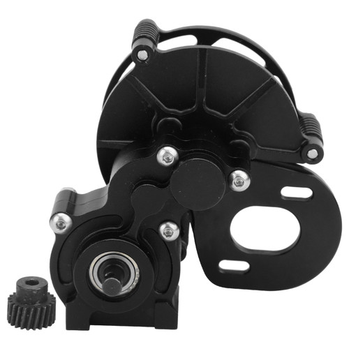 Durable Center Transmission Gearbox Steel Metal Gear for Axial SCX10 1/10 RC CarBlack