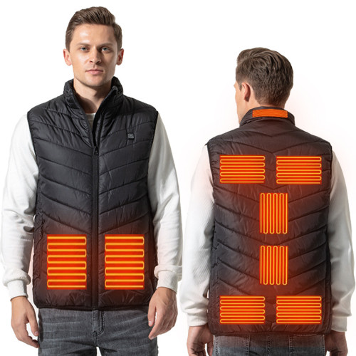 Heated Vest for Men Women 9-Zone Winter Electric Heating Vest Washable Heating Jacket with 3 Heating Levels