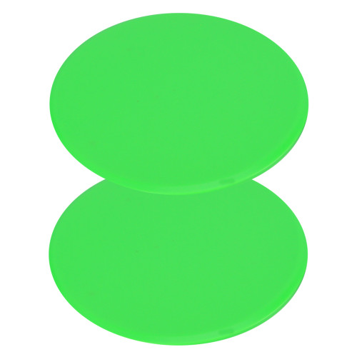 2Pcs Fast Speed Slide Plate Whole Body Coordinate Balancing Pad Gliding Disc Round Green