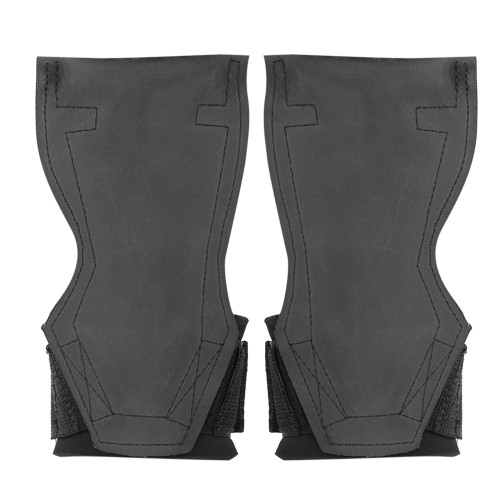 Rubber Anti Skid Gym Gloves Grips Pull Up Training Barbell Dumbbell Weightlifting Grip Pads(M )