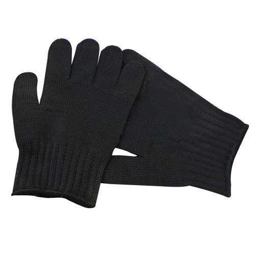 1 Pair 5 Level Anti Cut Labor Protection Work Gloves Cut Resistant Working Glove Black