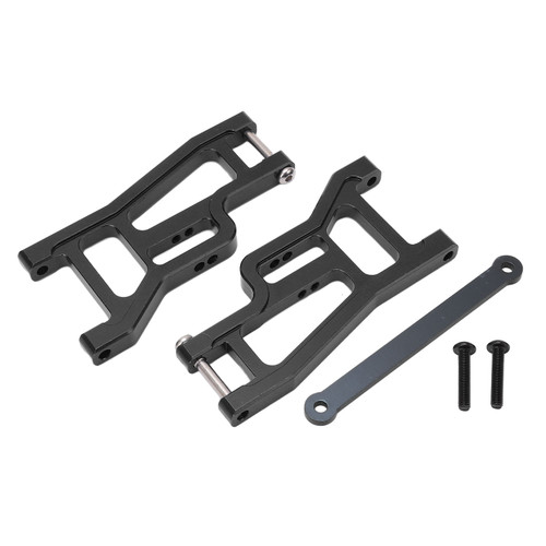 RC Front Suspension Arm Set Aluminum Alloy RC Upgrade Accessories for TRAXXAS 1967 C10 Drag Slash Black