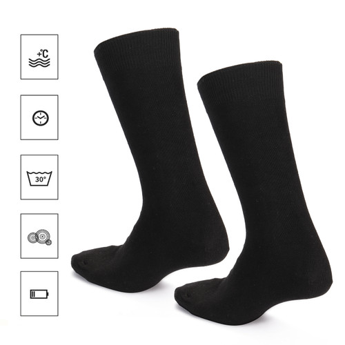 Electric Heated Socks Battery Powered Cold Weather Heat Socks for Men and Women Outdoor Riding Camping Hiking Motorcycle Warm Winter Socks