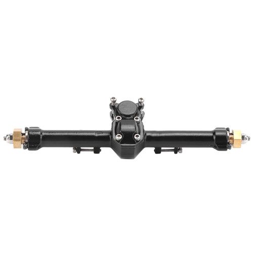RC Metal Complete Rear Axle Shaft Assembly for Axial SCX24 90081 1/24 RC Car Upgrade PartsBlack