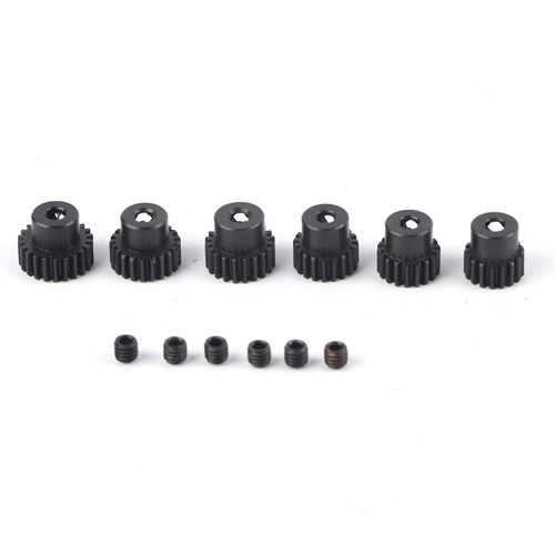 6pcs 48DP ￠3.175mm 17T-22T Motor Pinion Gears Parts Set Kit for 1/10 RC Car Motor