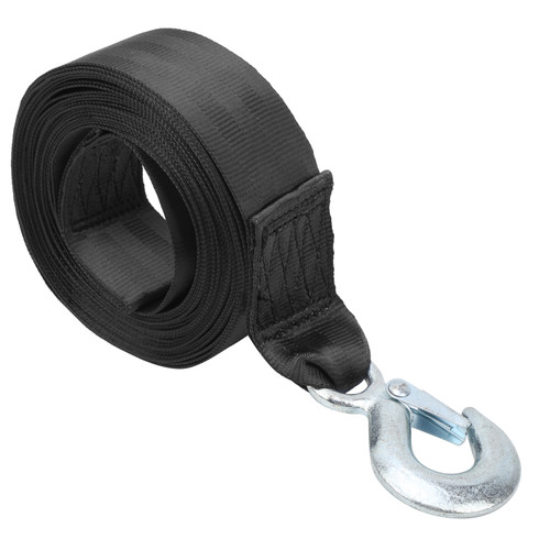 6M High Strength Polyester Trailer Belt Marine Winch Change Tape Heavy Hook Safety Belt