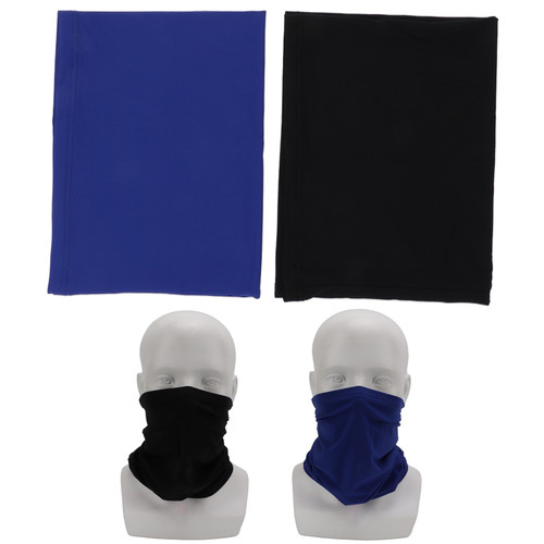2pcs/set Ice Silk Neck Tube Scarf Breathable Windproof Sports Face Scarf for Cycling Running