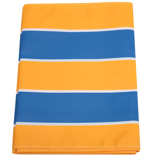 Oxford Cloth Teamwork Games Group Activity Fun Playing Run Mat for Kids Adults(blue yellow 6m)