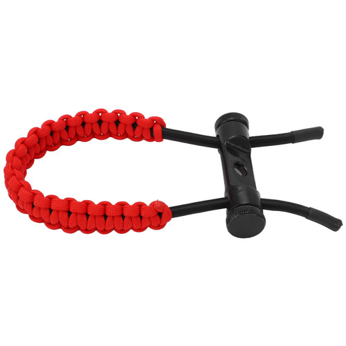 Compound Bow Wrist Sling Wrist Strap Braided Cord Rope Adjustable for Training ExercisingRed
