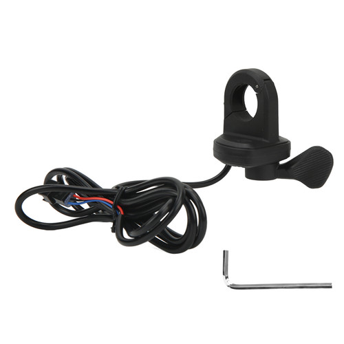 Thumb Throttle Accelerator with SM Connector Modified Finger Throttle for Electric Bike Scooter 12v to 72v