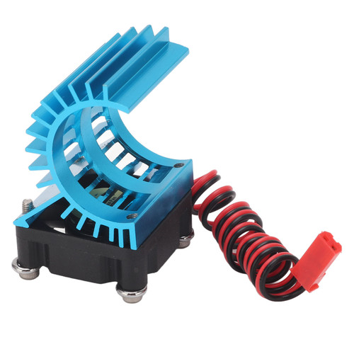 Hobbyfans RC Motor Heatsink with Cooling Fan Aluminum Alloy Blue 5V Fit for 2838 2845 Brushless Motor