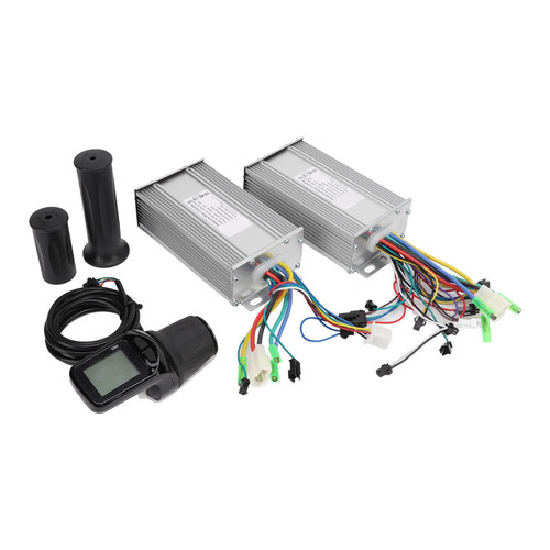 Dual Drive 36/48V 500W Electric Scooter Bike Motor Controller 886 Half Handle LCD Display