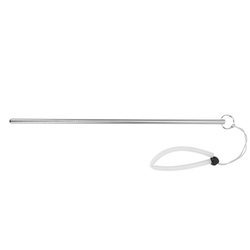 Scuba Diving Aluminum Alloy Tickle Pointer Stick with Measurement & Lanyard(Silver)