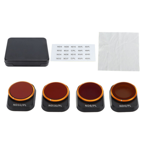4Pcs Camera Lens Filters Combo Adjustable ND PL CPL Lens Filter Set for DJI Mini 3 Pro RC Accessories