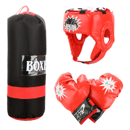 Children Boxing Toys Set Boxing Gloves Hand Target Sandbags Kit Children Fitness Toys Boys Exercise Toys Set