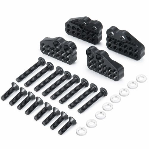 4pcs RC 1/10 Aluminium Alloy Shock Damper Mount for Axial SCX10 III AXI03004 CAPRA 1/10 RC Car Upgrade Parts