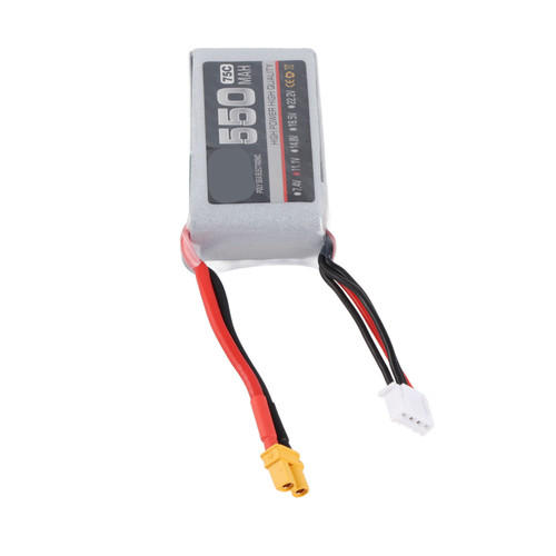 RC Lipo Battery 75C Lithium Polymer Stable 550mah XT30 Plug Lipo Battery for RC Helicopter 3S 11.1V 60x32x17mm