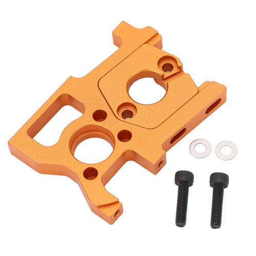 Orange RC Trunk CNC Motor Mount Holder RC Car Motor Mount Bracket for ZD Racing MX 07 1/7
