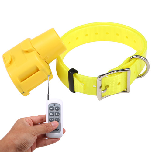 Hunting Dog Beeper Yellow Hunter Indicator Water Repellent Dog Training Collar for Small Medium Large Dogs