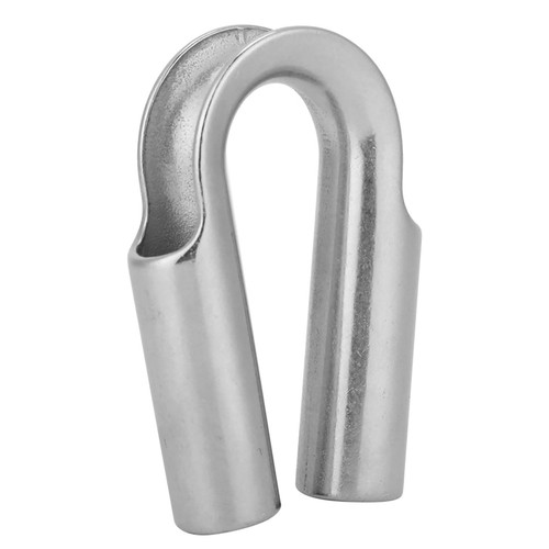 304 Stainless Steel Tube Thimble For Winch Rope Boating Accessories(10mm 1pcs)