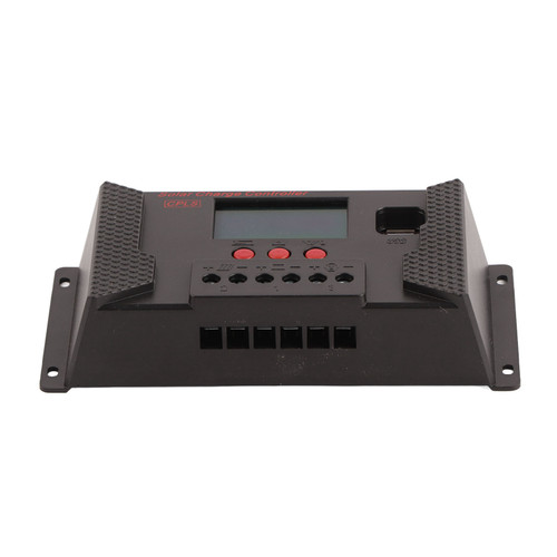 Solar Controller PWM 12V 24V Automatic Adaptation LCD Display USB Port Solar Regulator 60A