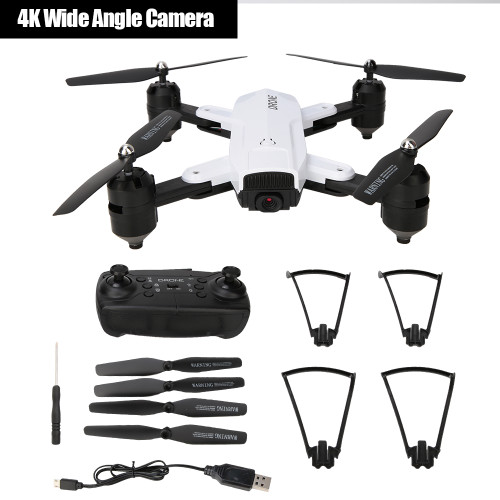 Foldable Optical Flow Positioning HD Camera Quadcopter RC Drone (4K Wide Angle Camera)