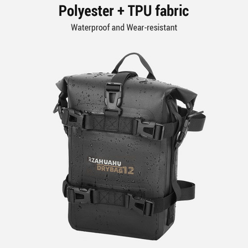 Motorcycle Bags Multifunctional Waterproof Large Capacity Motorcycle Guard Pole Side Bag 4L