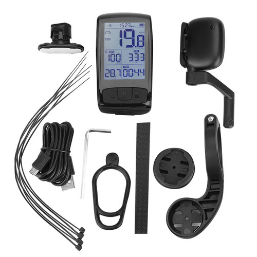 Outdoor Cycling Waterproof Bike Odometer Multifunctional Bicycle Computer Riding Accessory