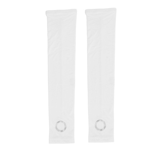 2 PCS Cooling Arm Sleeves Outdoor Sunscreen Sweat Absorbing Soft Ice Silk Sleeves for Men Women A403