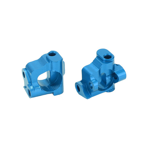 2Pcs Aluminum Alloy Front C Hubs RC Car Upgrades Parts for LOSI 1/18 Mini T 2.0 2WDBlue