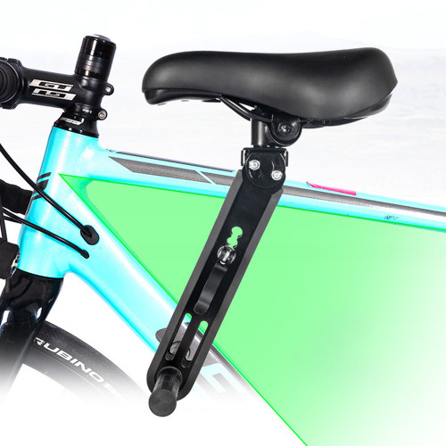 Bicycle Children Front Seats Soft ShockAbsorbing Bike Seats for Kids Bicycle Front Seats and Handle Set Outdoor Cycle Accessory