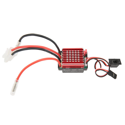 RC 60A Brushed ESC 6V 2A Electric Speed Controller for Traxxas for HSP for Redcat 1/10 RC Cars