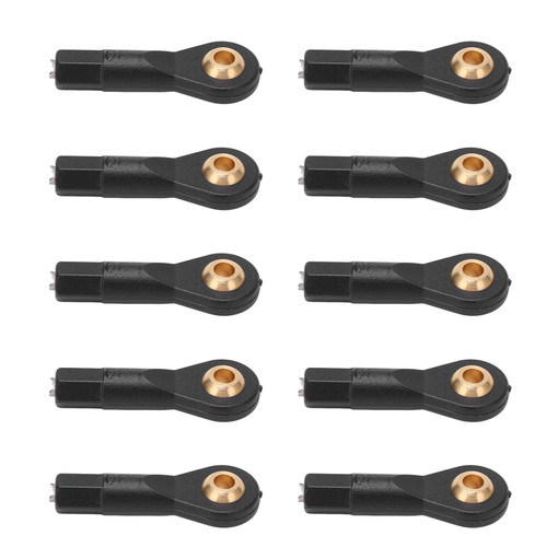 10Pcs RC Tie Rod Ball Head Light Weight Wear Resistant Plastic Accurate Size M3 Tie Rod End Ball Joint for 1/10 1/12