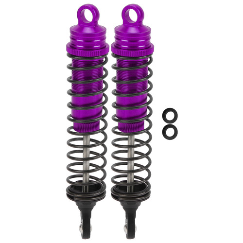 Oil Filled Adjustable Shock Absorbers Damper Replacement for TRAXXAS SLASH 2WD RC CarPurple