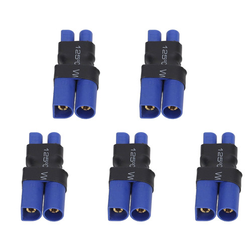 5pcs EC3 Female to EC5 Male Adapter Universal Wireless RC Lipo Battery Connectors for RC Car Model Aircraft Model