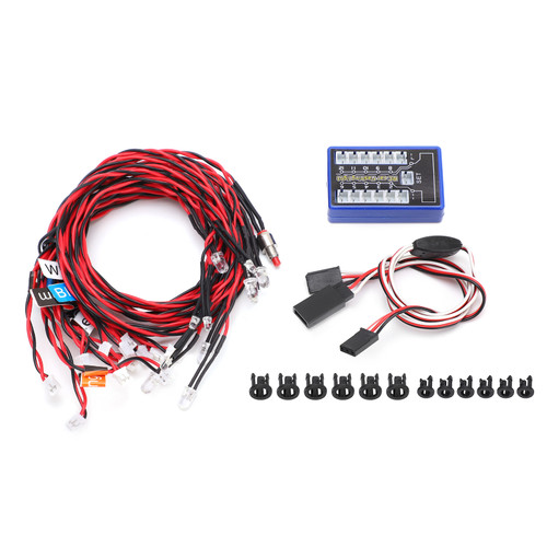 Highlight 12 LED Flashing Light System 12‑LED Lighting Kit for RC Cars 4.8 ‑ 6V DC