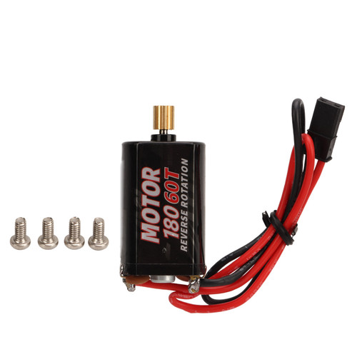 180 RC Brushed Motor 60T High Torsion Low Noise Lightweight for Traxxas TRX4M RC Crawler 1/18