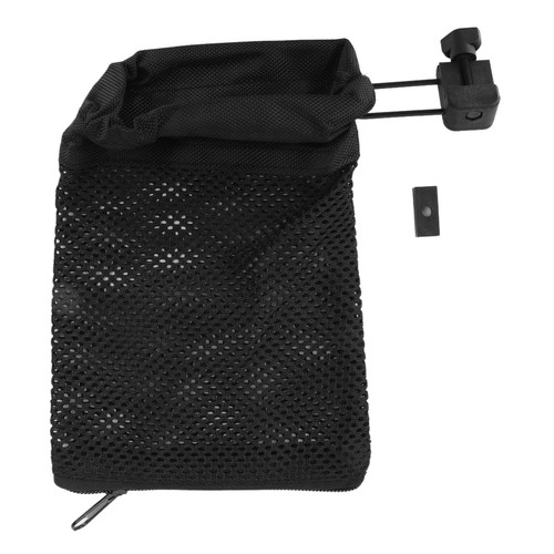 Nylon Brass Shell Catcher Zippered Bottom Mesh Brass Shell Collector for Shooting Training Guide Rail Style