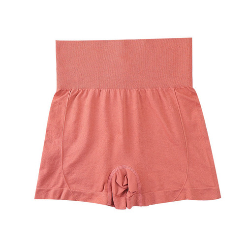 High Waist Yoga Shorts Tummy Control Sweat Absorption Tight Fitting Stretch Women Workout Shorts for Fitness Running Red Free Size (37.5‑75kg / 82.7‑165.3lb Can Wear)