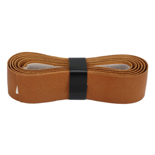 Tennis Racket Grip Tape Leather Badminton Racket Overgrip Tape Replacement for Outdoor Playground Gym Brown