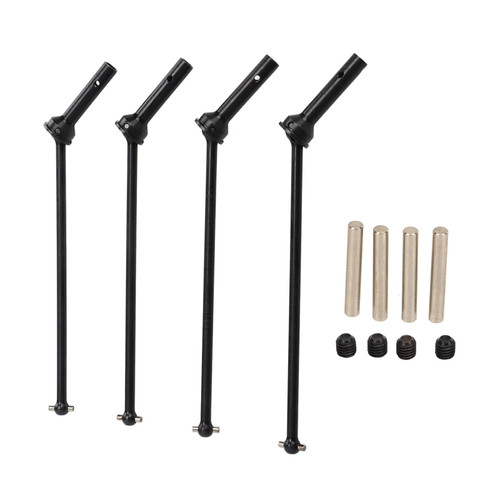 RC Drive Shaft Steel 18.7cm Length Easy Replaceable Front Rear CVD Drive Shafts for ARRMA 1/7 1/8 Series Black