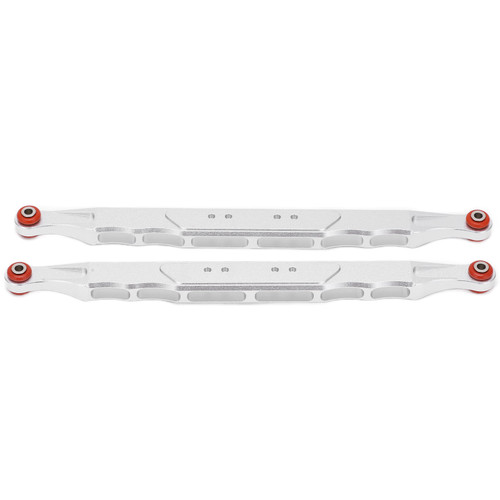 1 Pair of RC Car Rear Straight Arms Aluminum Alloy Rear Straight Arms for TRAXXAS UDR 1/7 Remote Control CarSilver